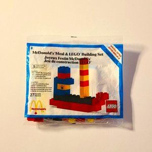 Vintage 80s LEGO Building Sets Happy Meal Bonus - Boat